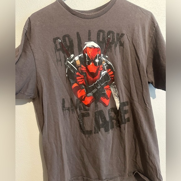 Marvel Other - 🤍🤍 3/20$ BUNDLE DEAL: Deadpool Gray and Red Men’s Short Sleeve Tee
